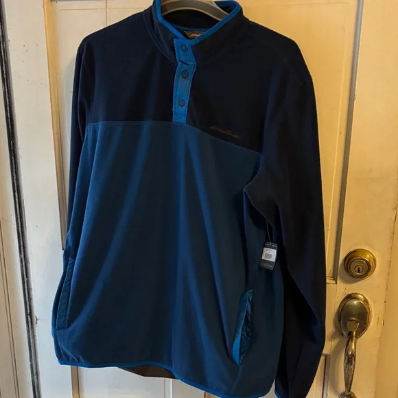 Eddie Bauer Blue and Navy Lightweight Jacket - Picture 1 of 7
